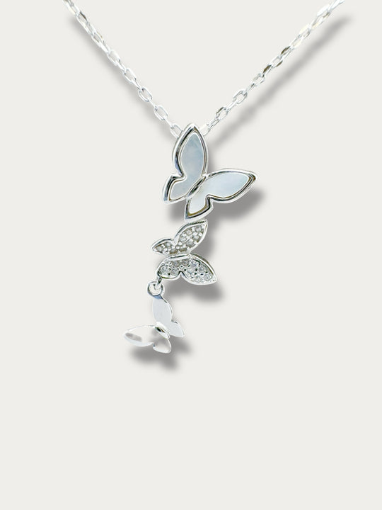 Trinity Butterfly Necklace