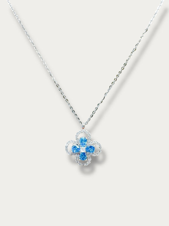 Sapphire Dream Petal Pendant